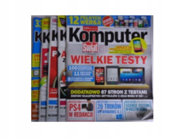 Komputer świat nr 1,9,10-12 z 2014 roku