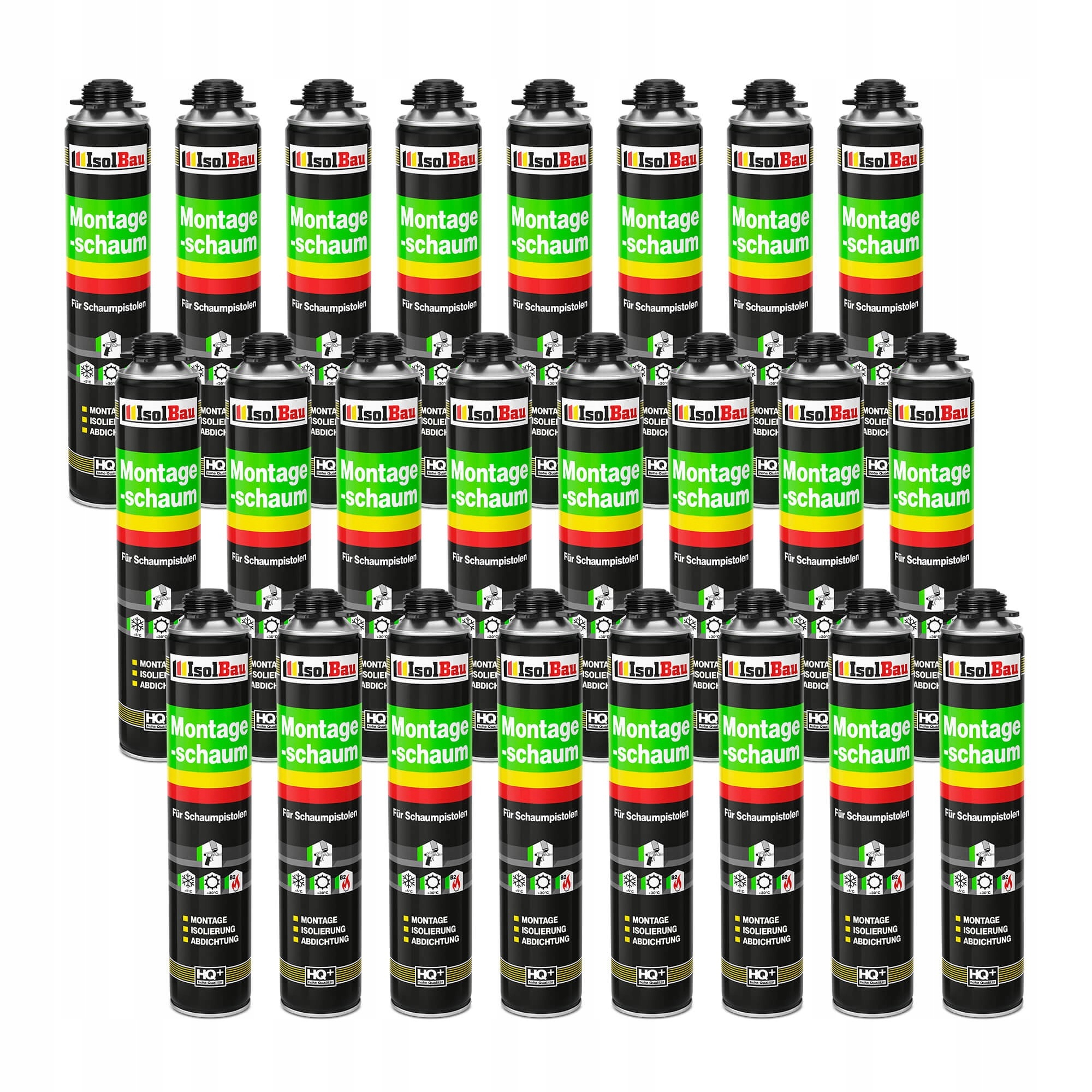 Isolbau Pistolová pěna 24 x 750 ml Montážní pěna Stavební pěna