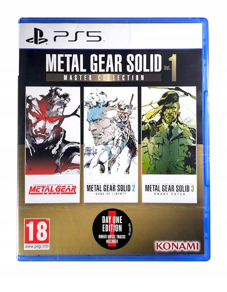 METAL GEAR SOLID MASTER COLLECTION VOL. 1 / PS5 / PŁYTA / NOWA W FOLII