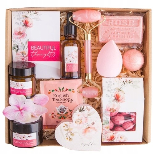 Zestaw Prezentowy Box dla kobiety urodziny 18-99 domowe spa