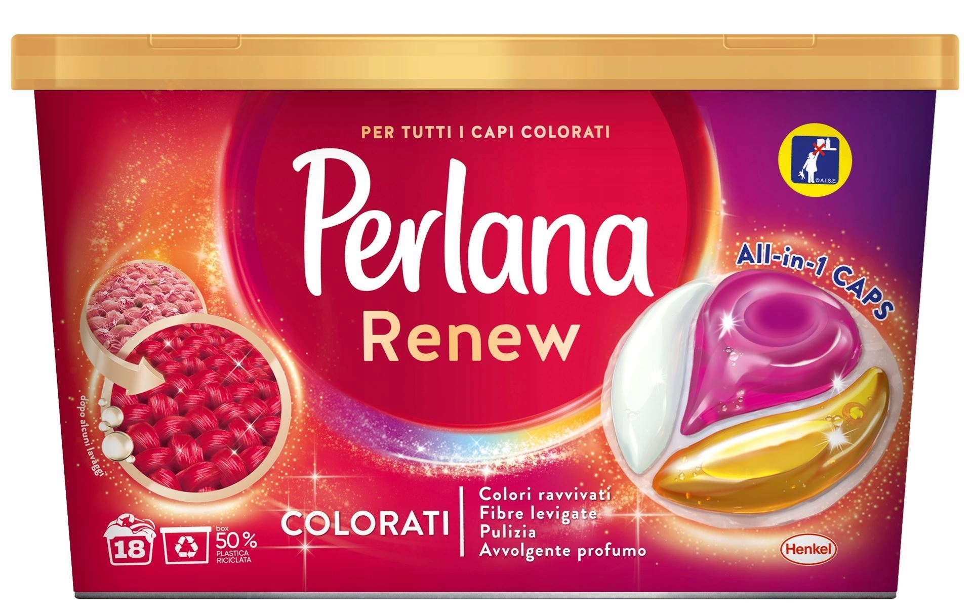 

Perlana Colorati Kaspułki do kolorowego prania