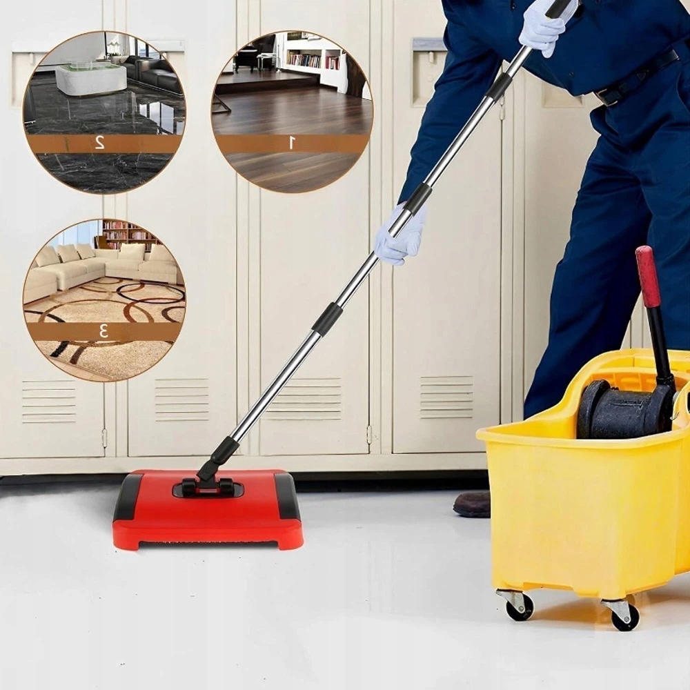 Kartáč Na Koberce Multifunkční Vysavač Push Lazy Sweeper