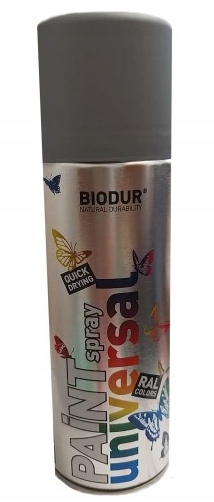 BIODUR EMALIA SREBRNY CIEMNY SPRAY 400ML RAL 9022