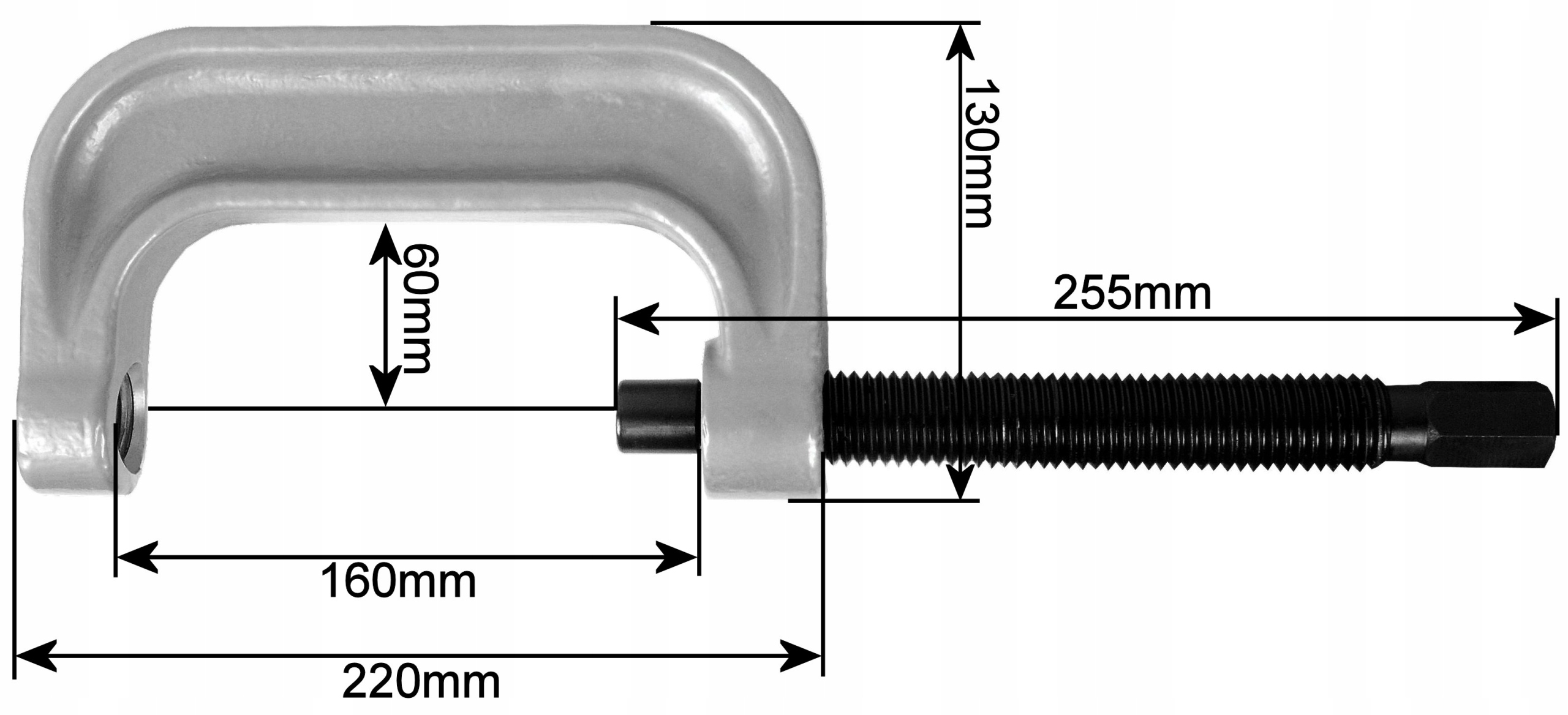 ŚCIĄGACZ SWORZNI TULEJEK NA AUCIE - PRASA ŚRUBOWA Marka TERNA