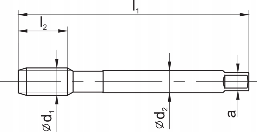 Gwintownik maszynowy 800X C-R40-TN2 M8 skrętny Marka Fanar