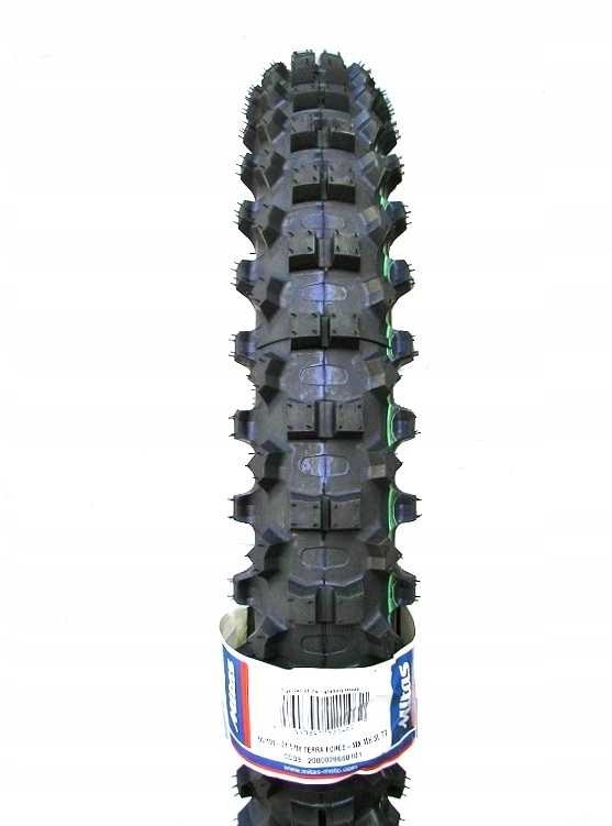 90/90-21 MITAS TERRA FORCE MX-SM 54M TT SUPER LIGHT (ZIELONY PASEK) PRZÓD