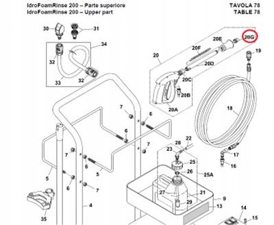 Levně Mosazná Tryska 20/50; M.1/4"