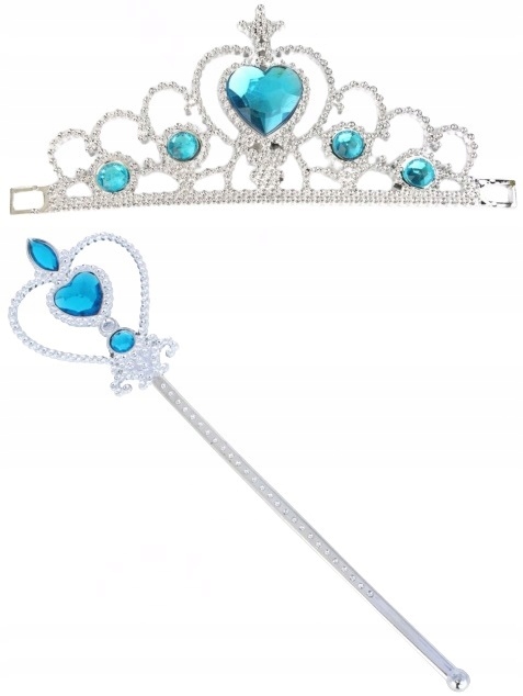 

Zestaw Korona I Różdżka Kraina Lodu Elza Wróżka