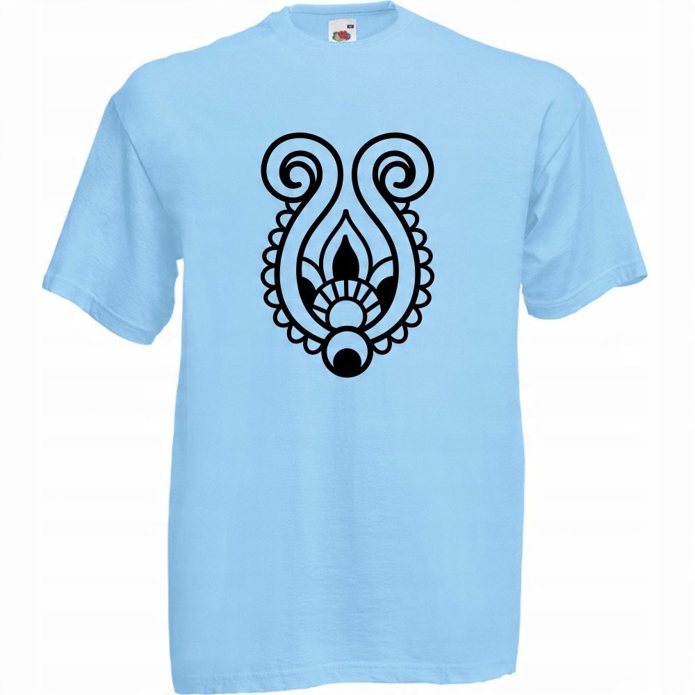 

Koszulka mandala symbol L błękitna