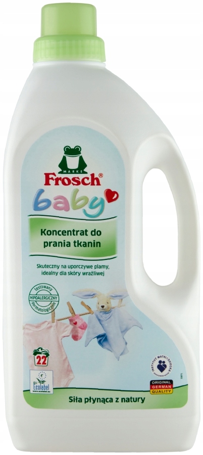 Frosch Baby Ekologiczny Koncentrat Płyn do Prania Tkanin Kolor i Biel 1,5L