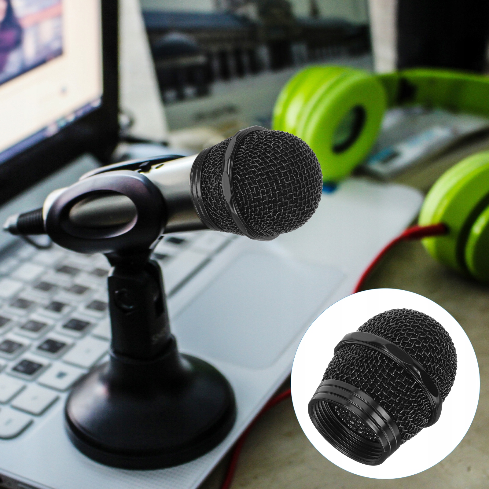 CZĘŚĆ ZAMIENNA GŁÓWKI KULOWEJ MIKROFONÓW MIKROFONY Marka bez marki