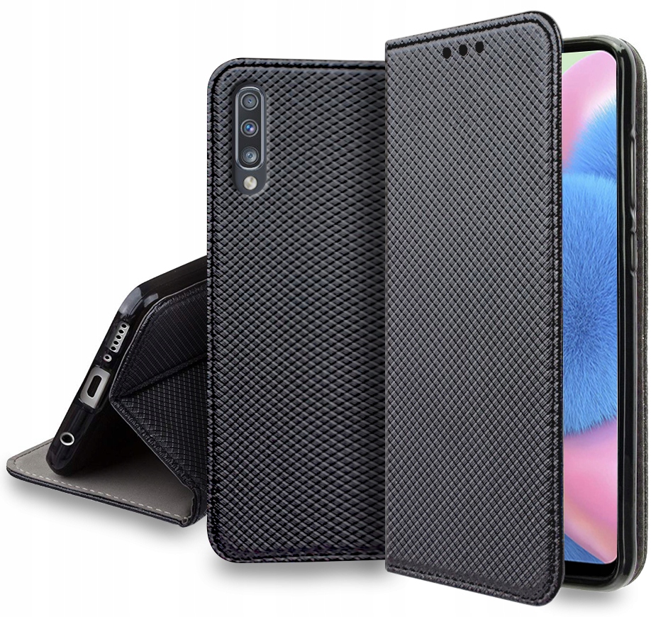 

Etui Smart Magnet Szkło 9H do Samsung Galaxy A50