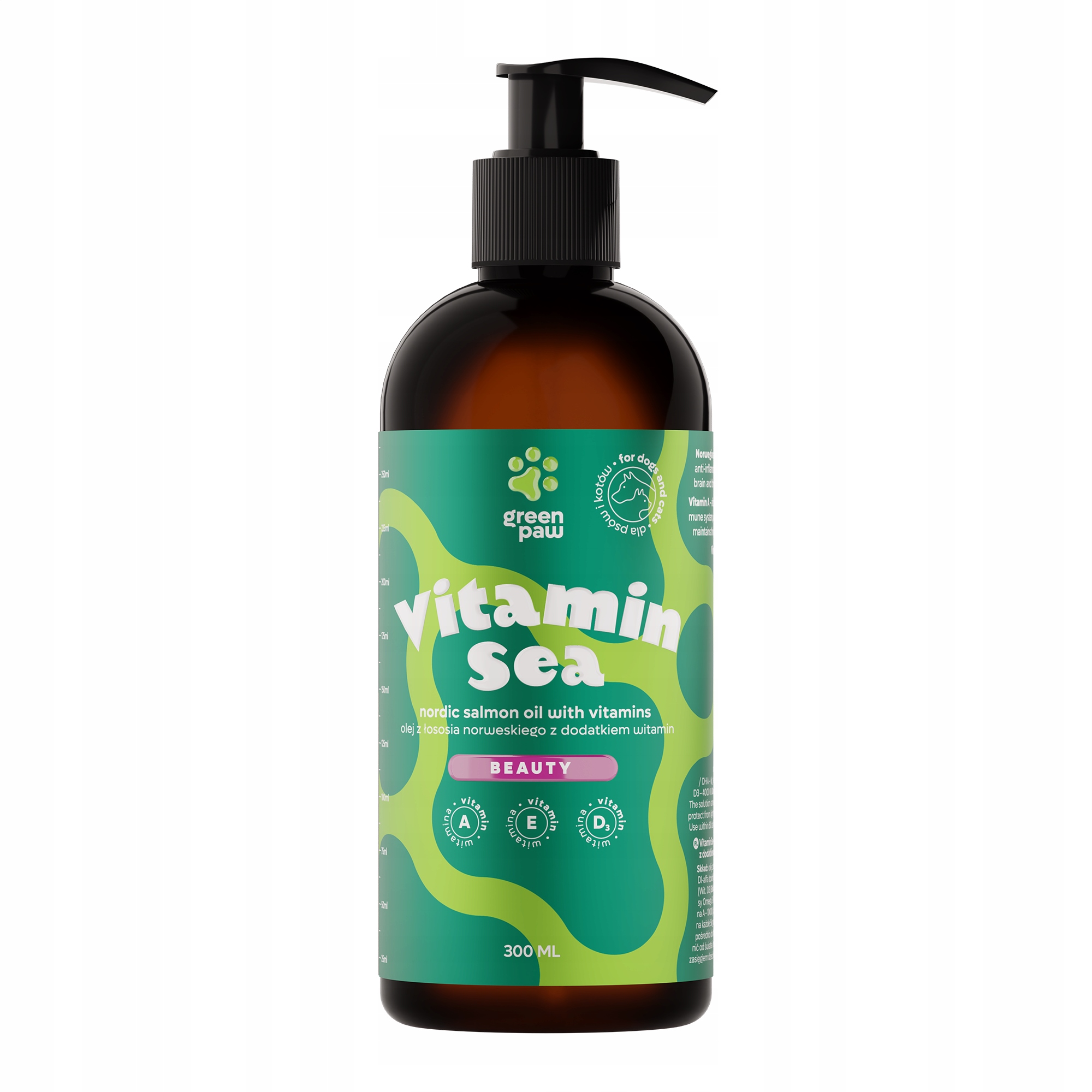 

Green Paw Vitamin Sea Olej z łososia norweskiego z