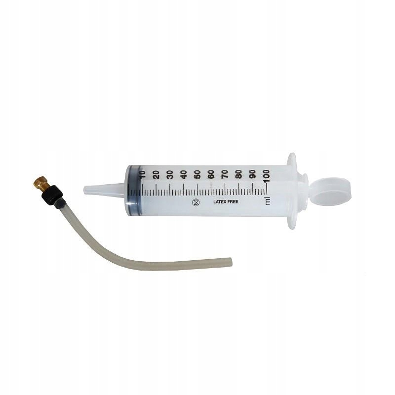 Strzykawka dozująca do uszczelnienia opon oraz dętek ( do mleka uszczelniaj