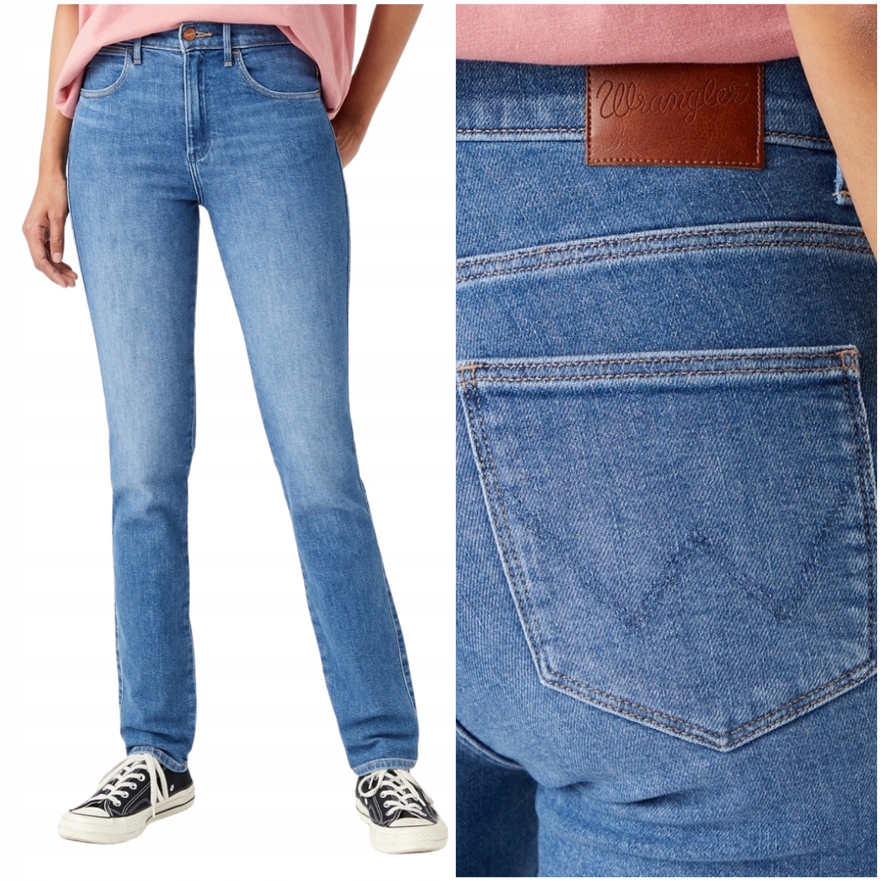 Wrangler Slim Way Out přiléhavé dámské vysoké džínové kalhoty W29 L32