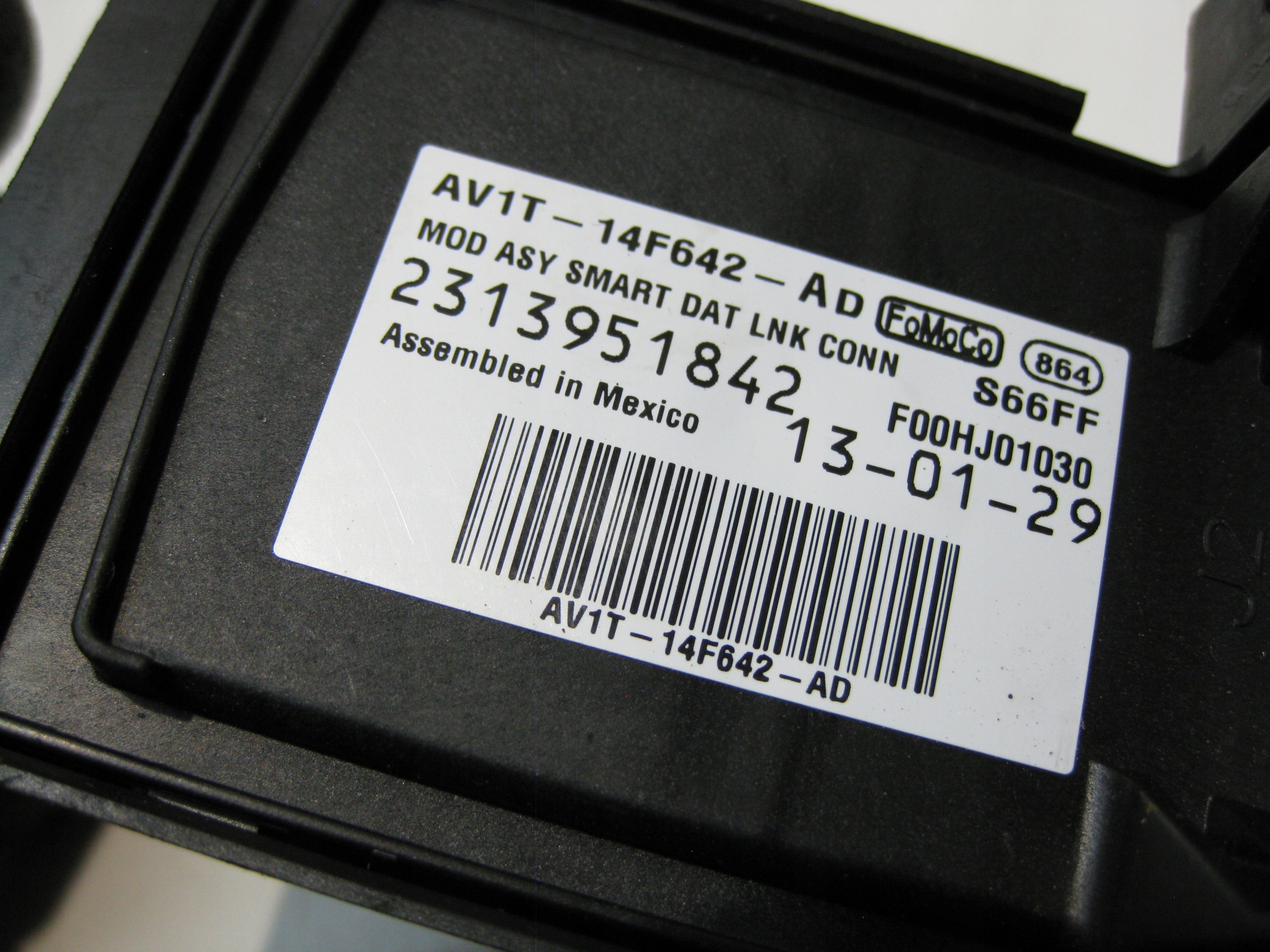 FORD B-MAX 13R 1.0EB Adapter, Stecker OBD AV1T-14F642-AD