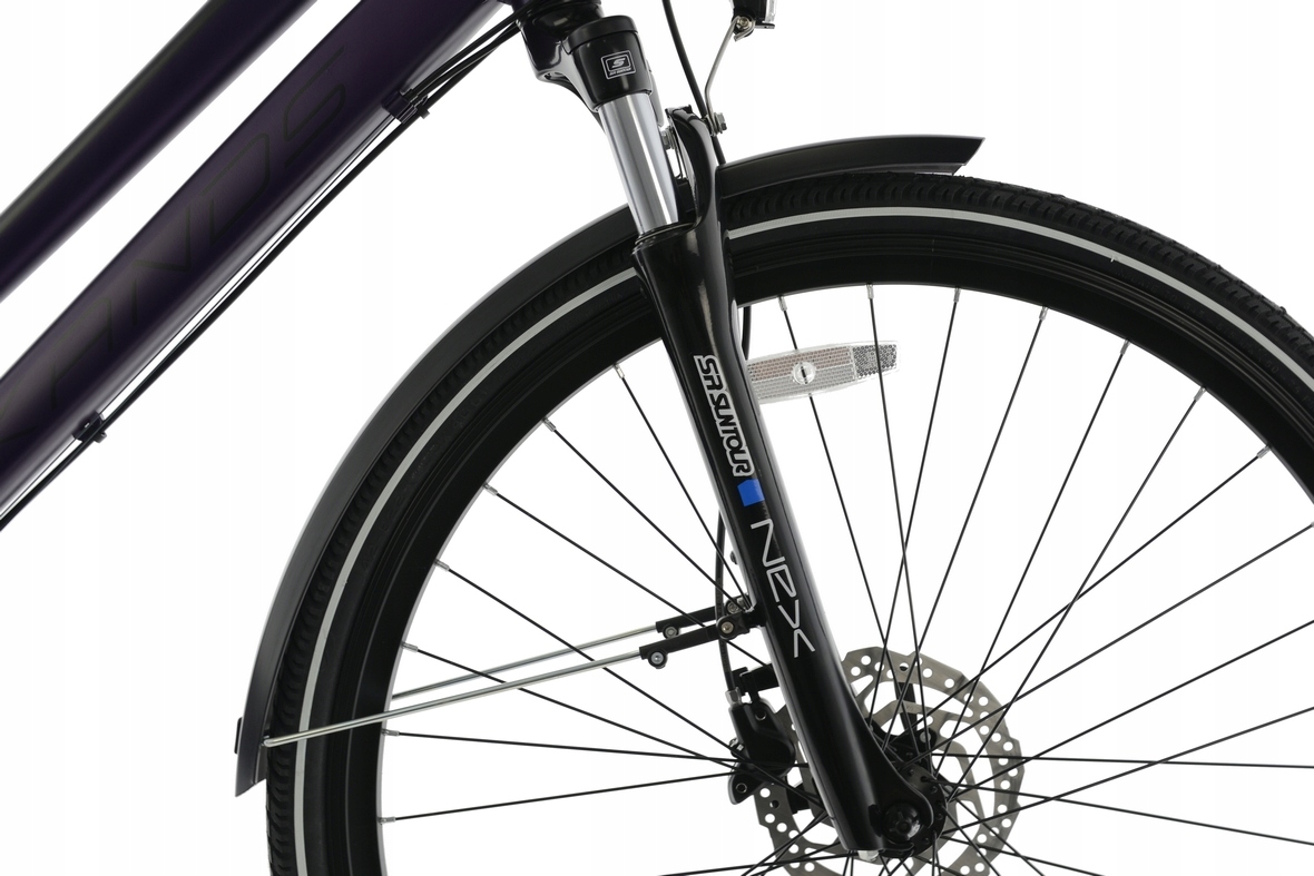 Rower Kands 28 Verso v1 D17 fioletow r23 NOWOŚĆ !! Kolor fioletowy