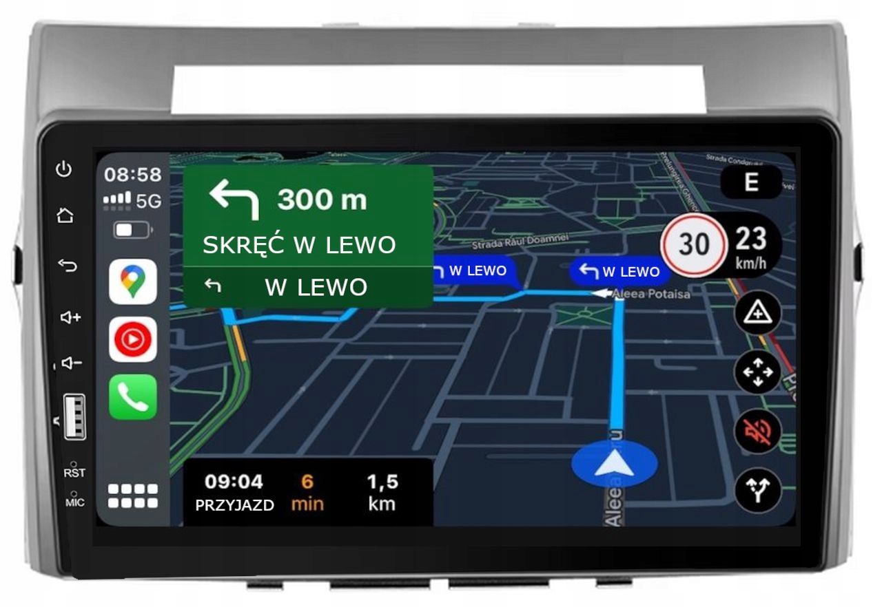 Rádio Toyota Corolla Verso 2004-2009 Android-auto Carplay Usb MP3 Bluetooth