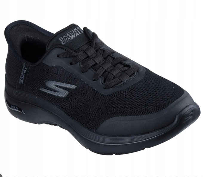 Skechers Sportovní Černé Boty Textilní Prodyšný Materiál 39 J3E