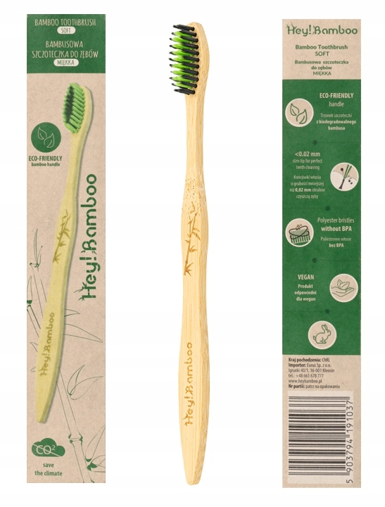 

Soft Szczoteczka Bambusowa Hey Bamboo