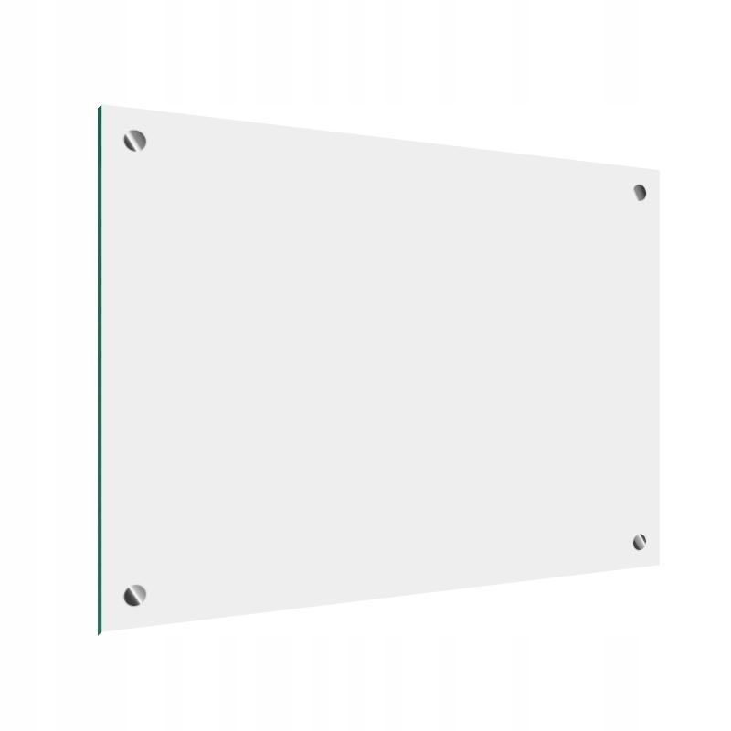Panel przezroczysty 60x50 cm z czarnymi dystansami