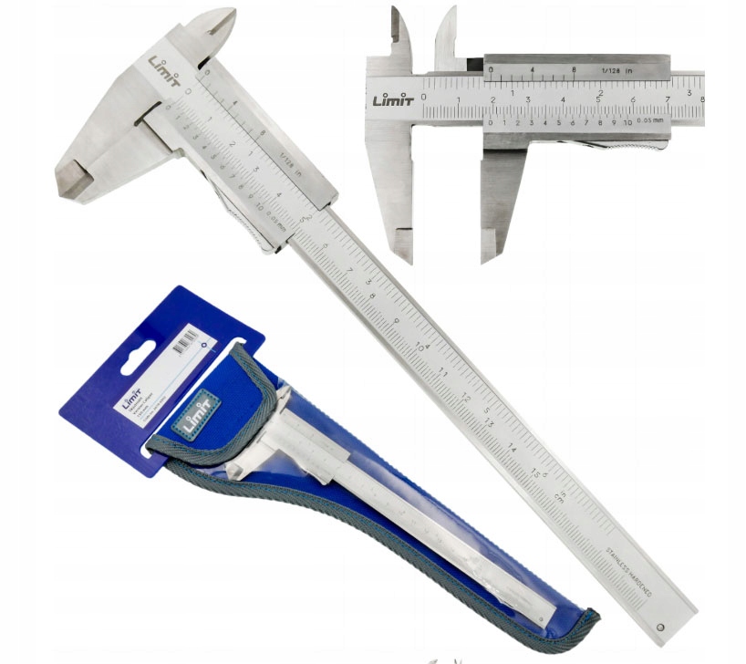 Suwmiarka analogowa z certyfikatem w etui 150 mm Limit