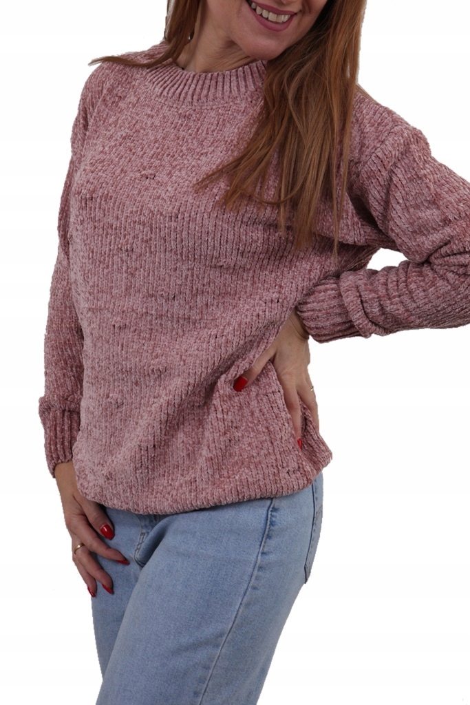 

Klasyczny Gładki Sweterek Miły Dużo Kolorów L/XL