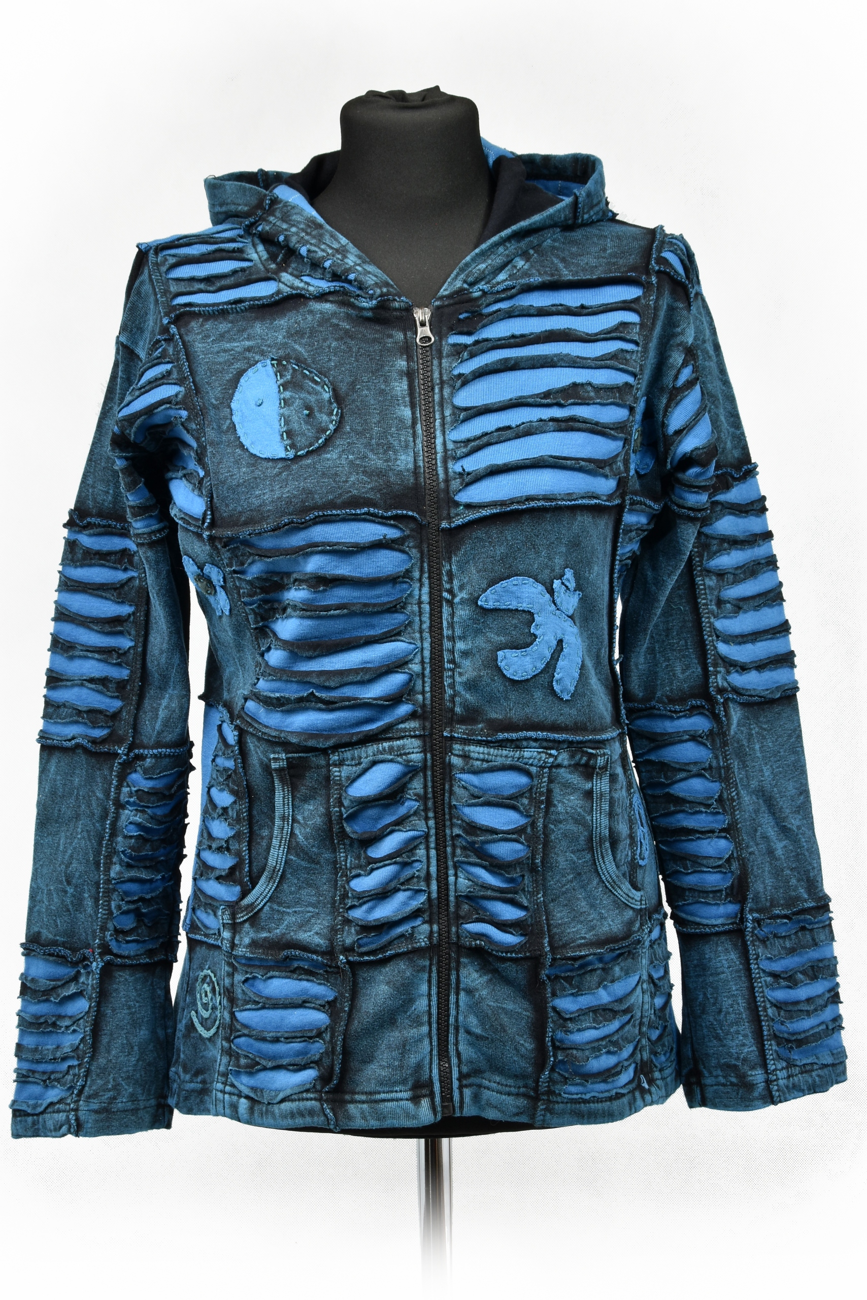 Bavlněná Mikina Umělecky vyrobená v Nepálu