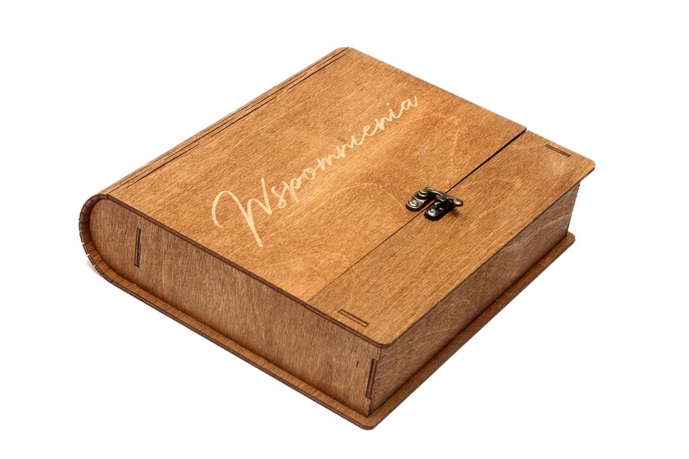 Pudełko na zdjęcia 10x15 drewniane PERSONALIZOWANE