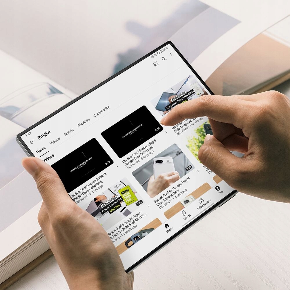 RINGKE FOLIA OCHRONNA NA WEWNĘTRZNY EKRAN DO ETUI NA GALAXY Z FOLD6 6 Producent Ringke