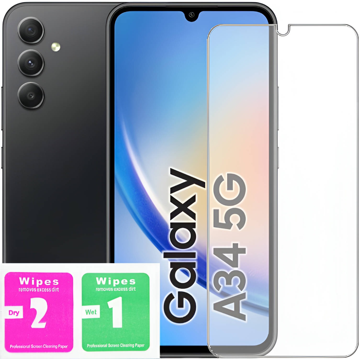 

Szkło Hartowane 9H Do Samsung Galaxy A34 5G Szybka