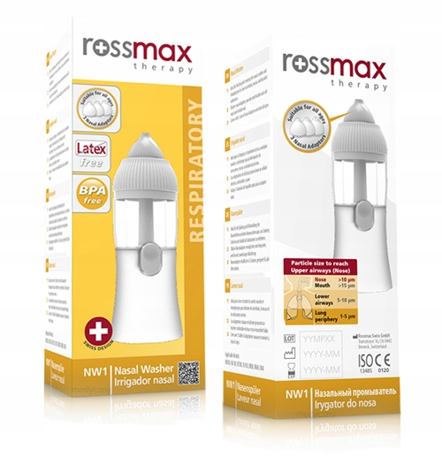 

Irygator nebulizator do nosa Rossmax NW1 3 nasadki