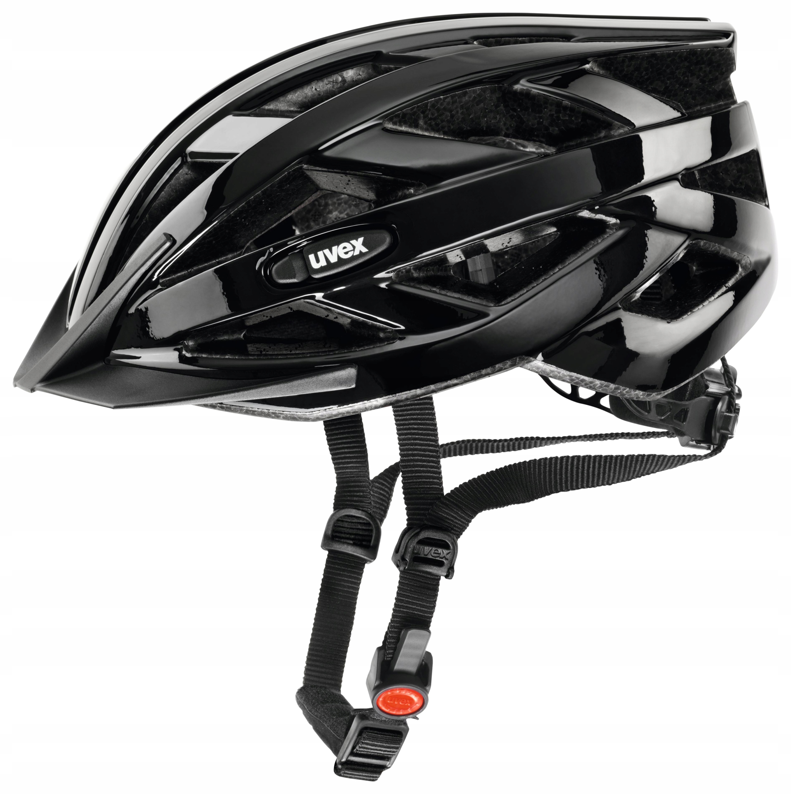 Kask Rowerowy Uvex I-Vo Czarny lekki kask uniwersalny, 52-57