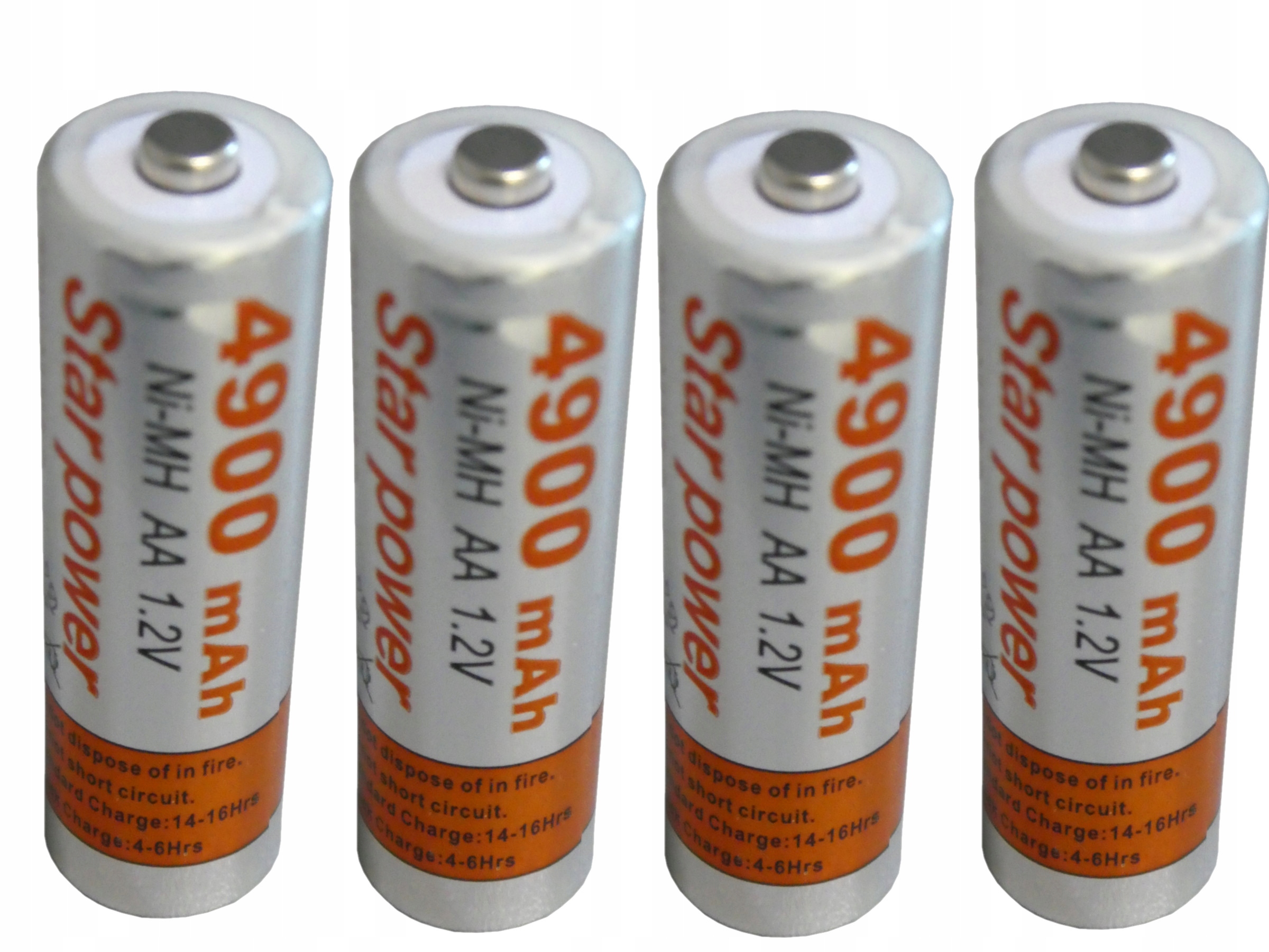 

4x Akumulatorki baterie R6 Aa 4900 mAh Star Power