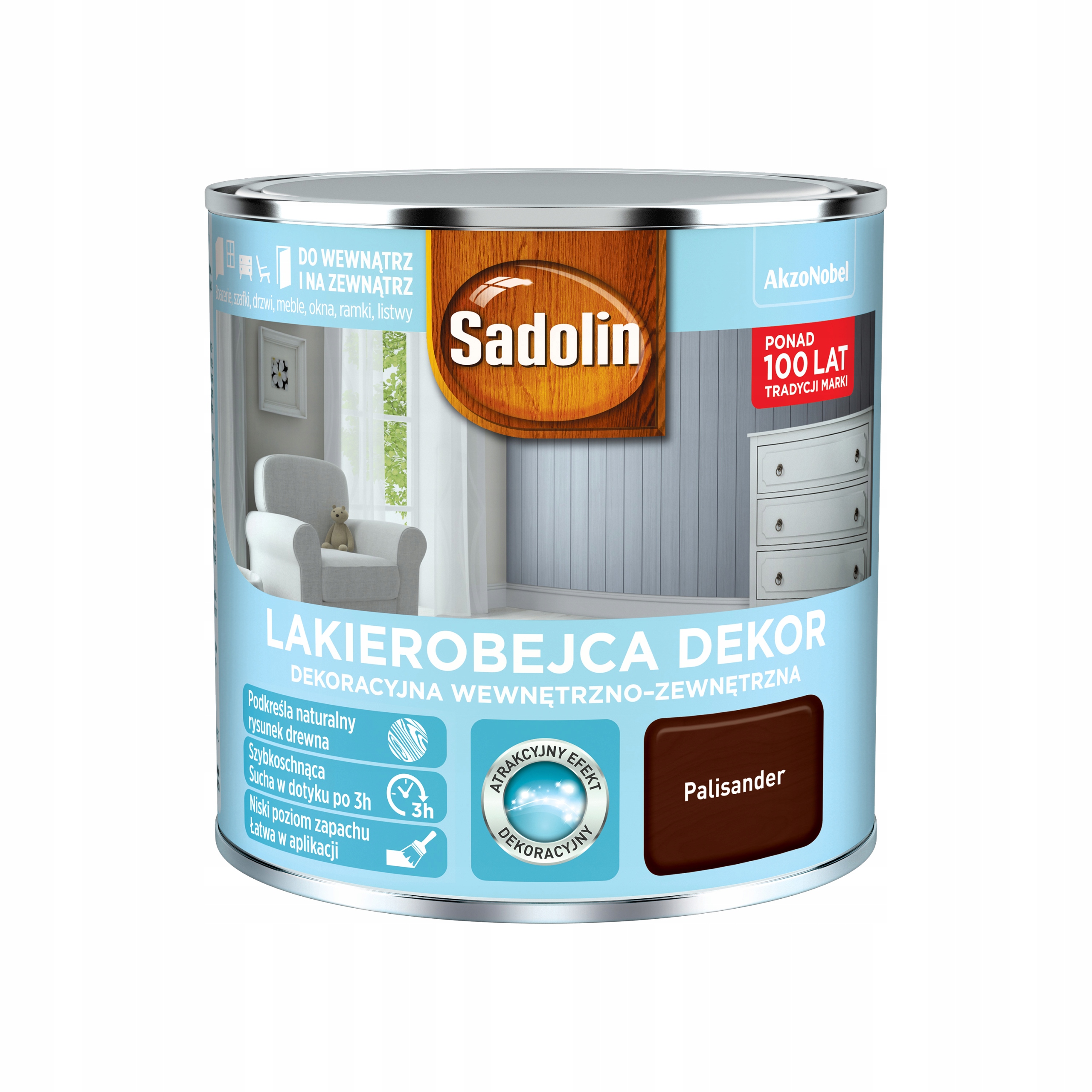 

Sadolin Lakierobejca Dekor Palisander 0,25L