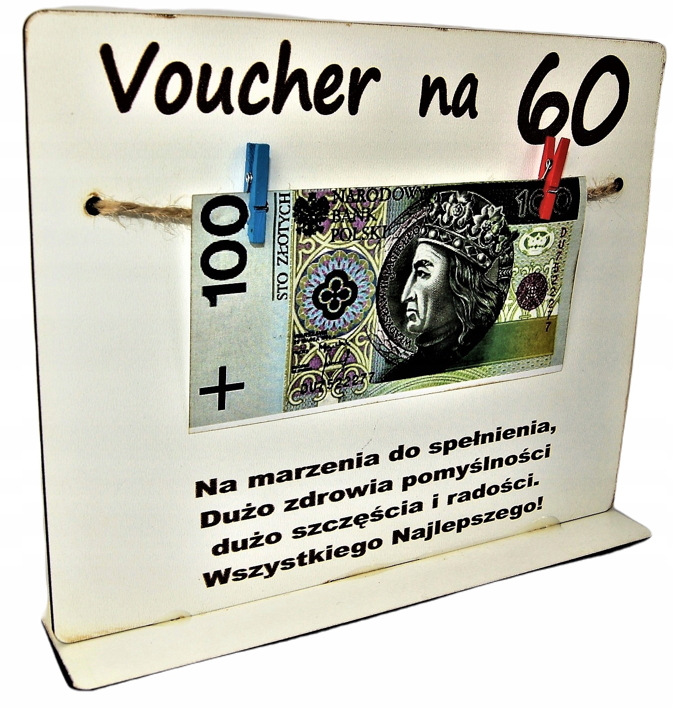 

Śmieszny Voucher 60 Urodziny