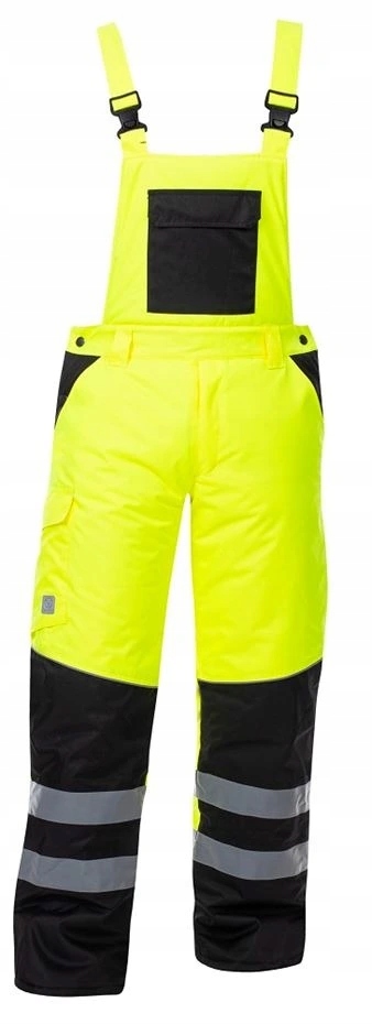 Reflexní zimní kalhoty s laclem Ardon Howard žluté 3XL