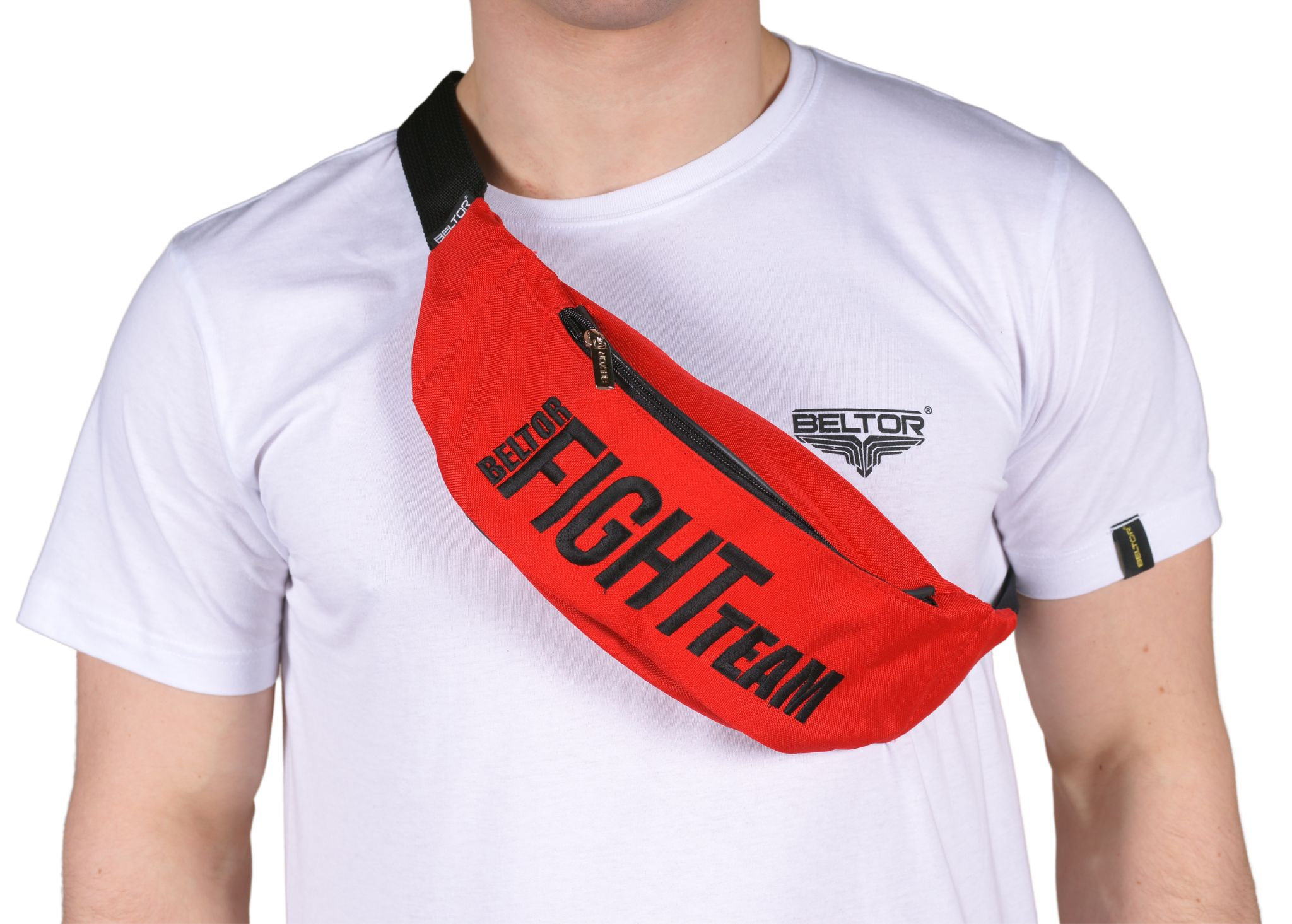 BELTOR SASZETKA NERKA BIODROWA SPORTOWA FIGHT TEAM CZERWONA TOREBKA Kod producenta B0407