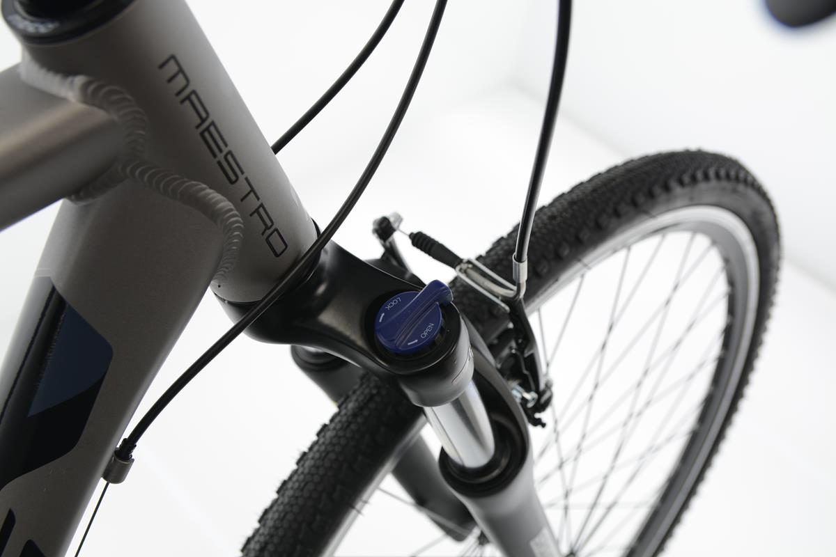 Rower crossowy 28 Kands MAESTRO Full DEORE 3x10 piaskowy mat HIT 2023 Korba trzyrzędowa