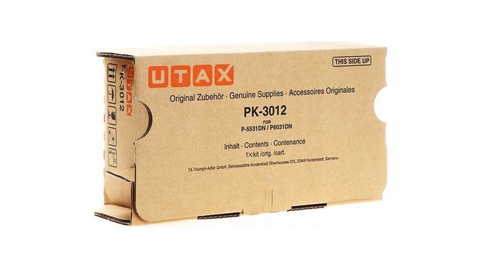 Originální černý toner Utax P6031 PK-3012, PK3012 (1T02T60TA0, 1T02T60UT0,