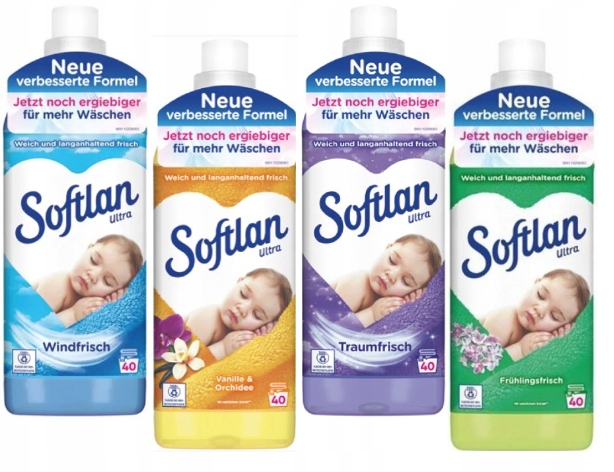 

Płyn do płukania Softlan 1L zestaw 4szt mix kolor