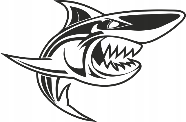 

Shark 1 naklejka 15 x 9,8 cm