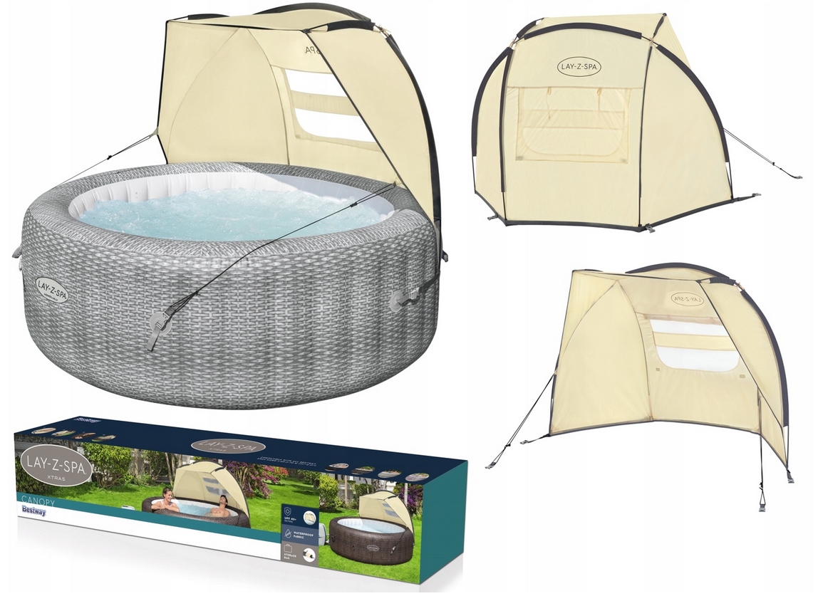 Bestway 60304 Zastřešení Baldachýn Do Lay-Z-Spa Ochrana Od Větru Do Spa