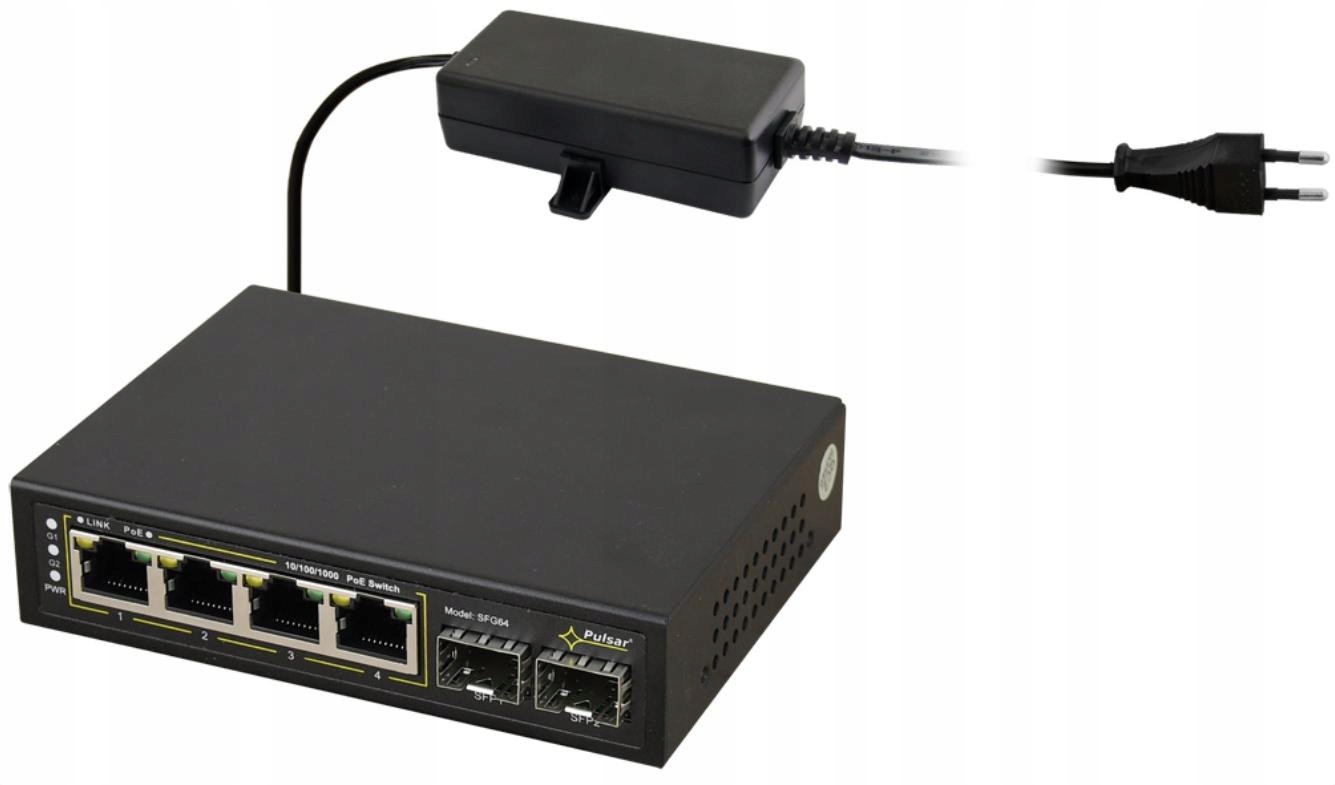 Switch Poe 4+2SFP Pulsar SFG64