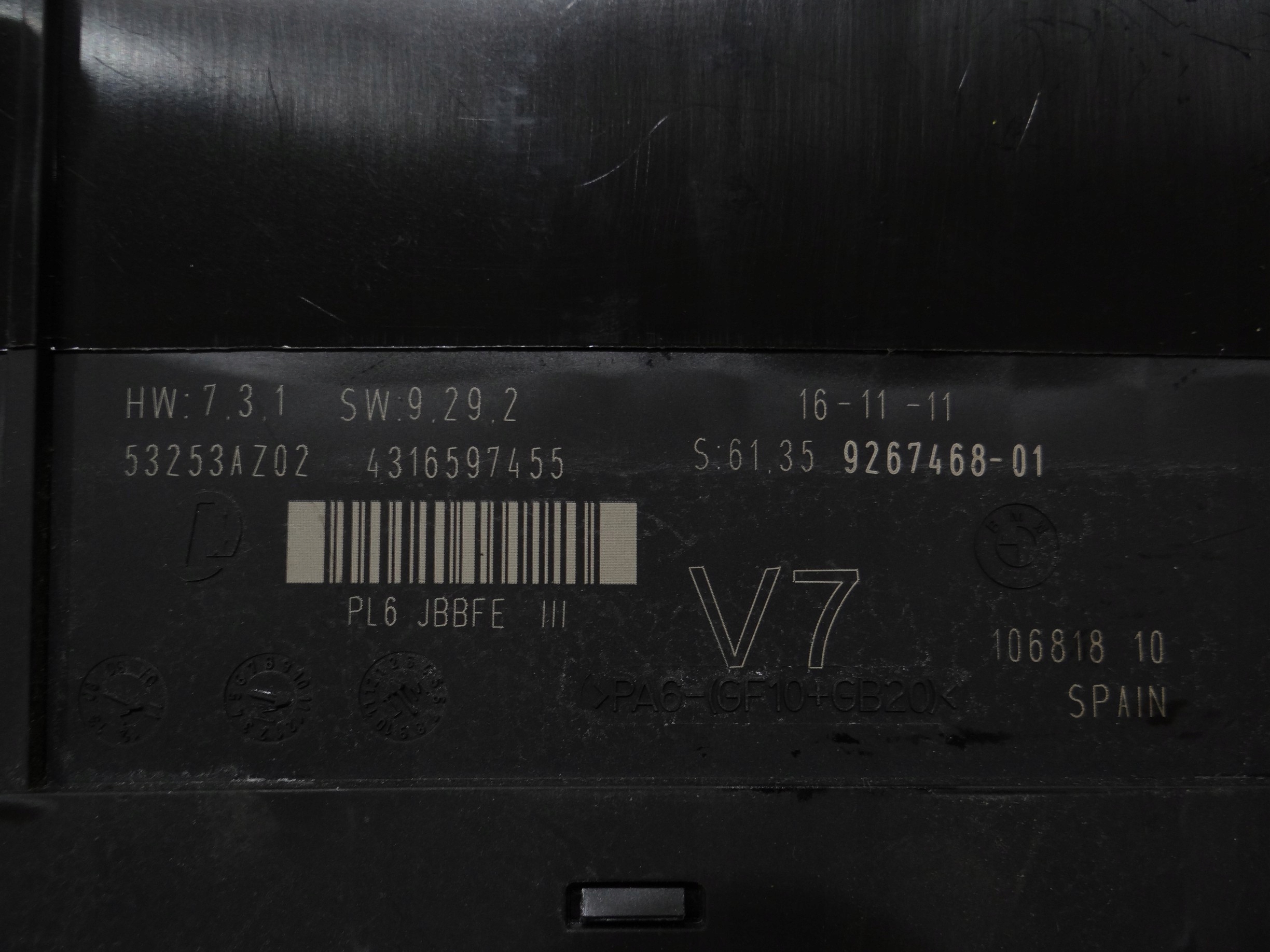 module control unit KOMFORTU BMW F10 F11 9267468