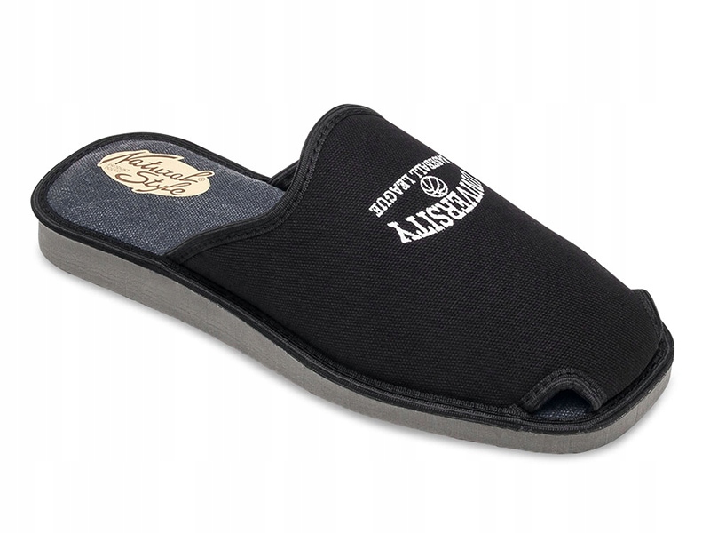 

Kapcie Natural Style NS-028 Czarno-Szare 45