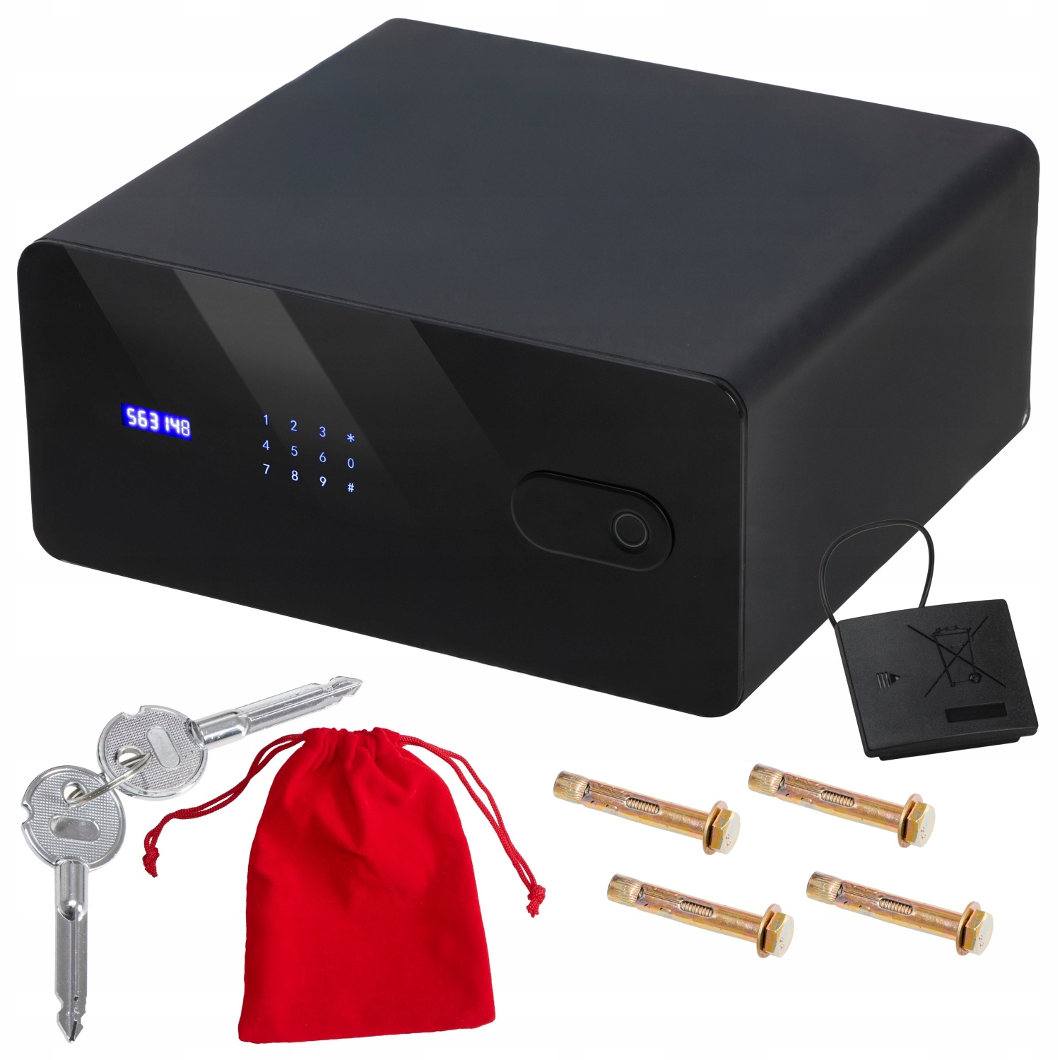 Sejf szufladowy z panelem dotykowym Adler Ad 1044