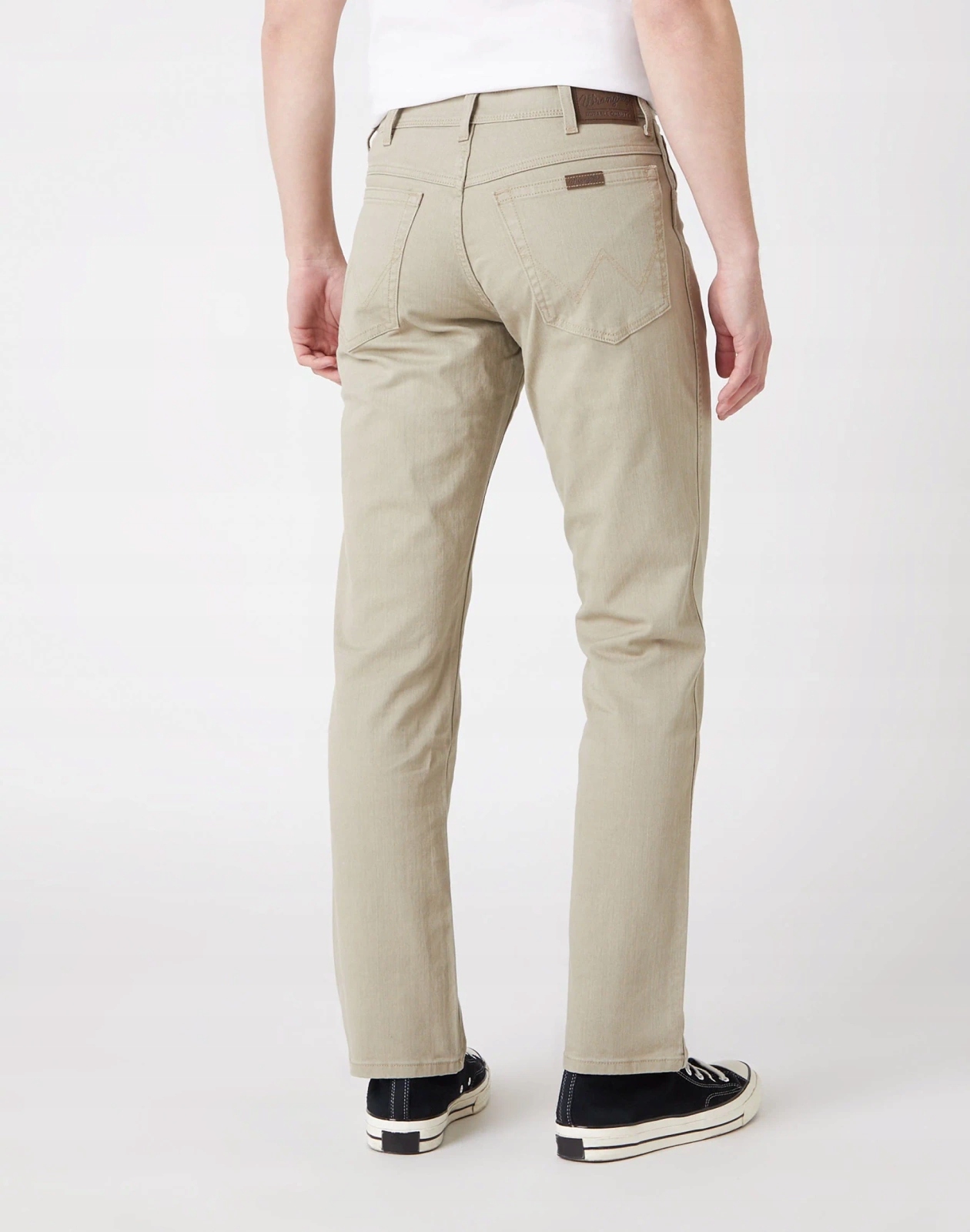 Pánské jednoduché kalhoty Wrangler Regular Camel W10IHH175 112125998 32/34
