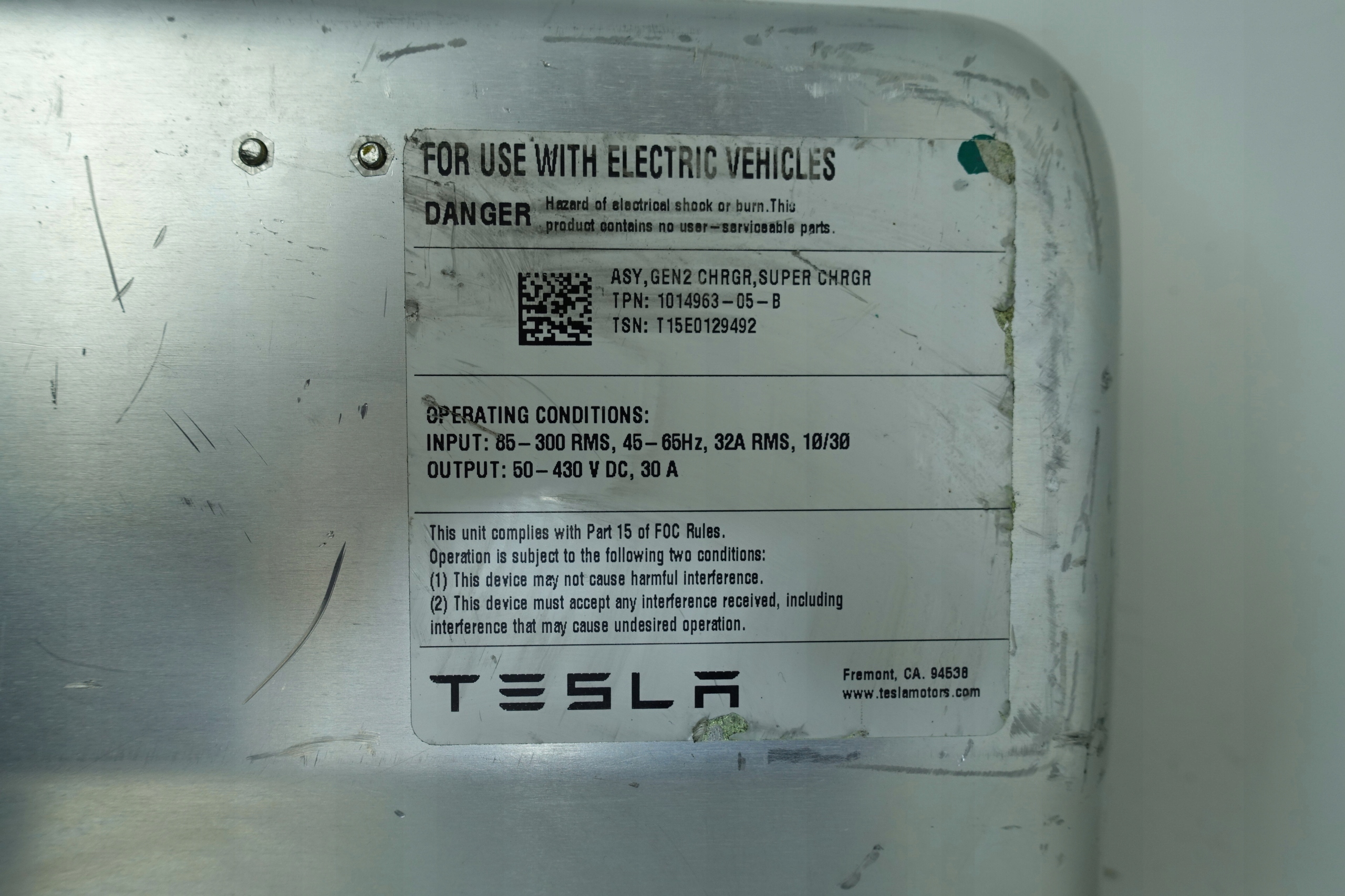 modulo LADOWANIA CHARGER TESLA S 1014963-05-B