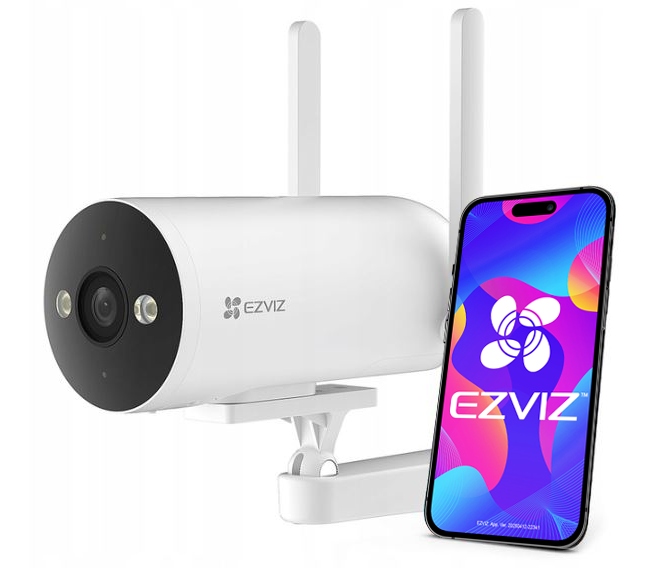 Vonkajšia kamera Ezviz H5 4G/LTE 2K 3MPx Detekcia pohybu Mikrofón a reproduktor